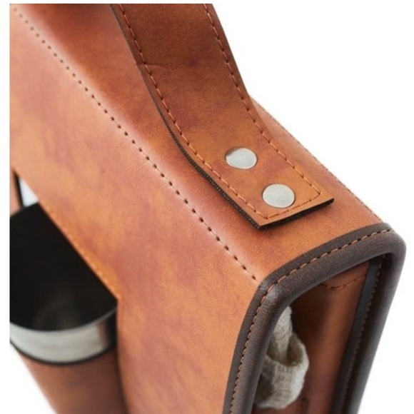 BRAND NEW!! 🔥❤️ROAST/ BARBECUE COMPLETE KIT ECO LEATHER & WOOD RESTING TABLE - - Picture 5 of 8